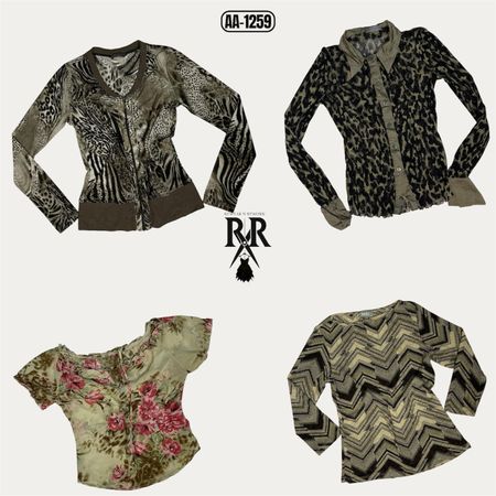 Y2K Animal Printed Mix Tops (AA-1259)