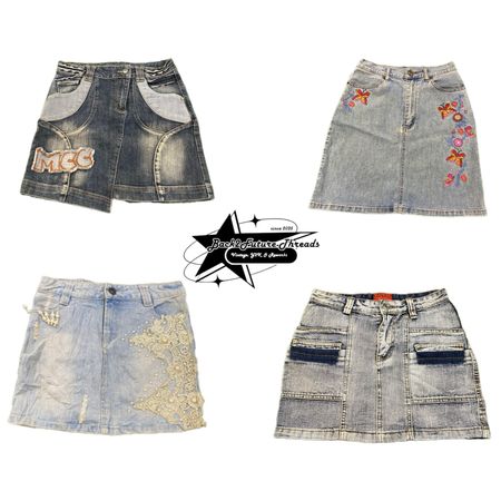 Y2k NYC IT GIRL GONNA MINI IN DENIM B2F-120