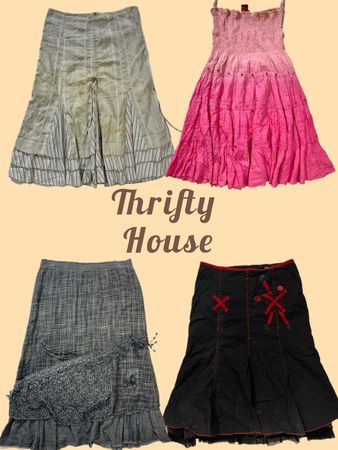 Y2K Gypsy Style Maxi Skirts(TH/584)