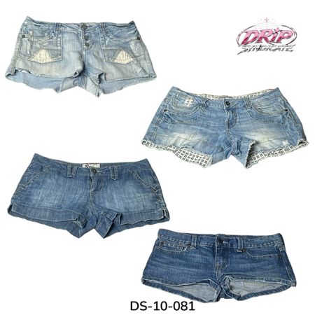 Shorts de Denim Mini Lowkey Cool Para Todos os Humores (DS-10-081)