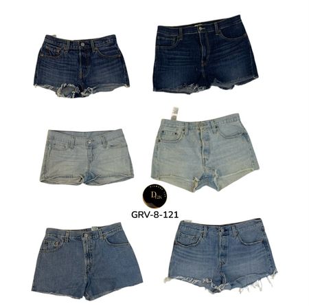 Women’s Shorts – Premium Y2K Vintage Style Denim Shorts. (GRV-8-121)