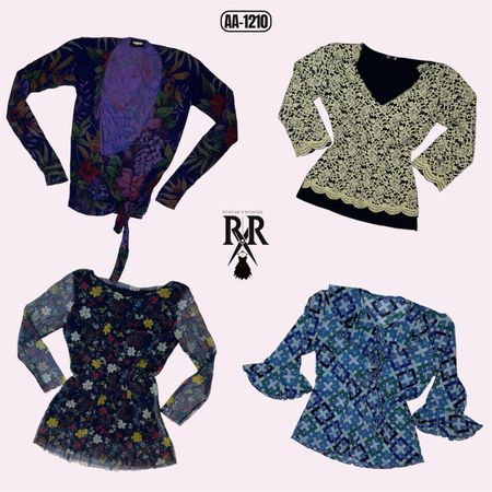 Y2K Blue Hour Full Sleeve Tops (AA-1210)
