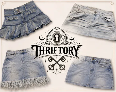 JUPE MINI EN DENIM Y2K NYC IT GIRL TY-18
