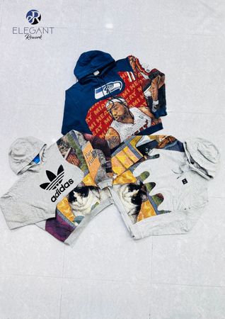 Upcycled NFL & Mix Branded Hoodies - EVR0681