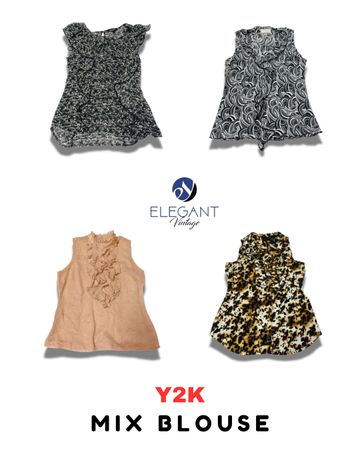 Y2K Mix Bluse - EV1816
