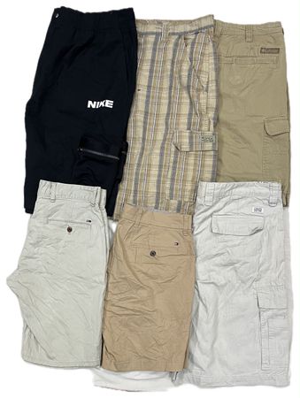 Shorts in cotone con marchio