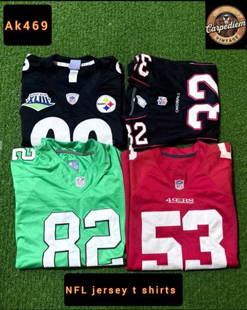 Vintage NFL jersey t shirts ak469