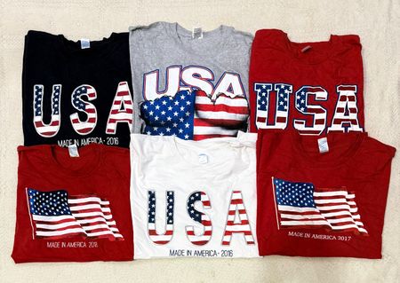 T-shirts avec drapeau