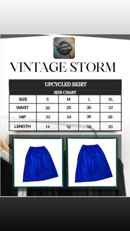 Upcycled Classic Flare Midi Skirt