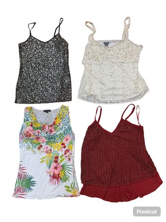 Beaded & Seacoins Tops 15 pcs At 1259