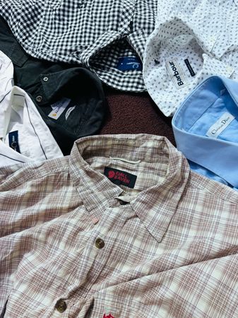 Carhartt barbour fred perry cristian dior & fajal raven button of shirts