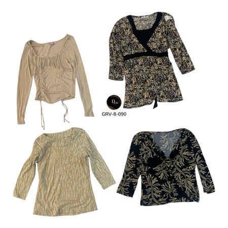 Women’s Relaxed Fit Poly Blouse – Everyday Comfort Top. (GRV-8-090)