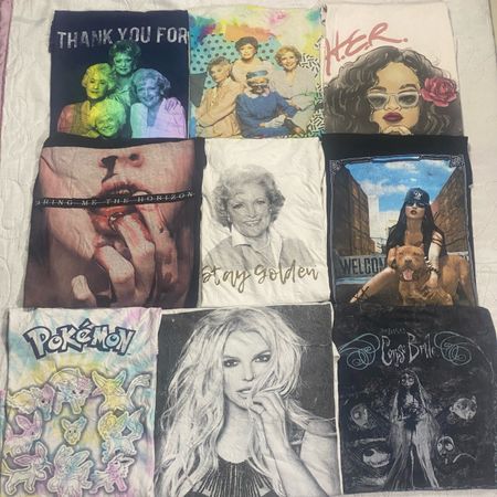 Printed T-shirts Vintage, Music, Y2K