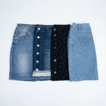 Y2K Denim Midi Skirts (002G)