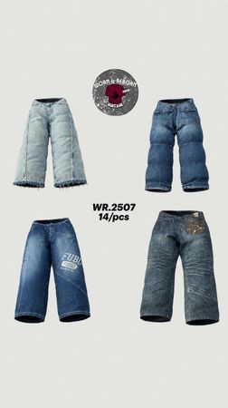 Y2K Hiphop jean’s WR-2507