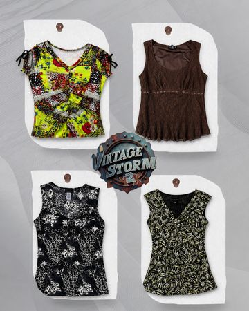 Y2K Grunge Bluse