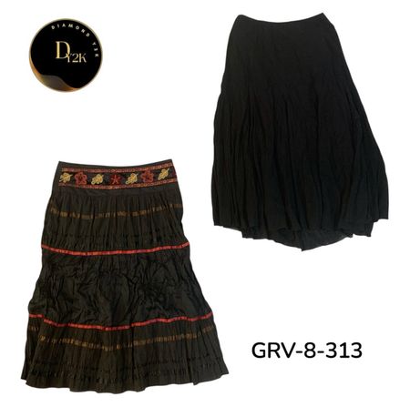 3. Jupe Midi Poly Femme – Mode Y2K Authentique Premium. (GRV-8-313)