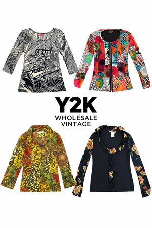 Y2K European Mesh Long sleeve with save queen Tops (YWV795)