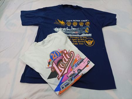 CR11420 T-shirts vintage à couture simple