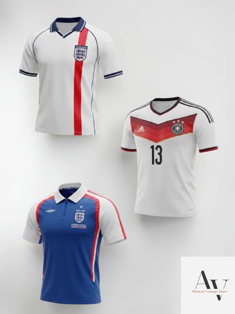 UK AND GERMANY logo football jersey t shirts
