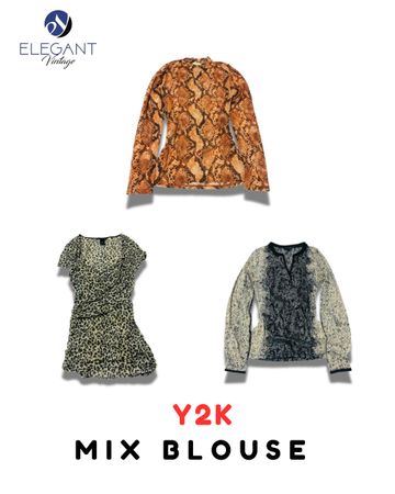 Y2K Mix Blouse - EVM2106