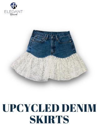 Upcycled Denim Skirts - EVR0285