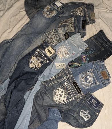 Jeans bootcut Y2K les plus ornés N108