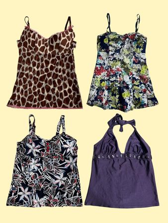 Y2k Swim Wear Tops(TM082)