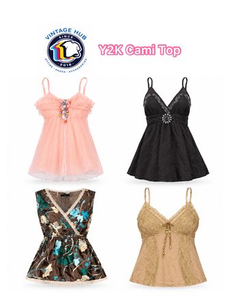 Y2K Cami Tops
