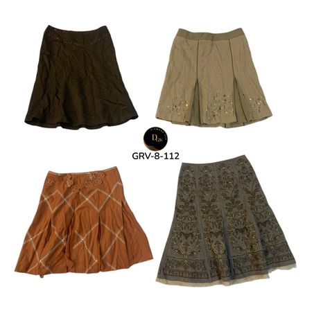 Women’s Warm Fit Wool Skirt – Premium Authentic Y2K Fashion. (GRV-8-112)