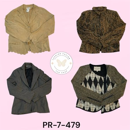 Women’s Y2K Jacket Bundle | Vintage Assorted Jackets | Wholesale(PR-7-479)