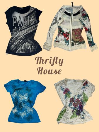 Y2K Girly Tops Collection(TH/641)