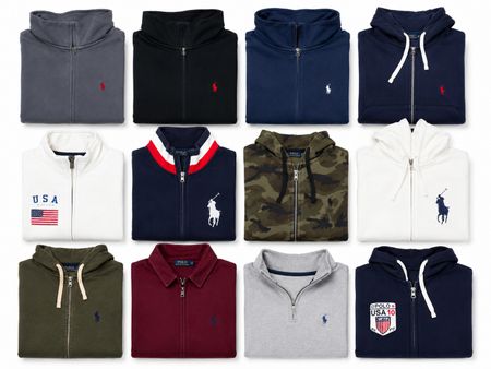 Ralph Lauren Polo zip up hoodies
