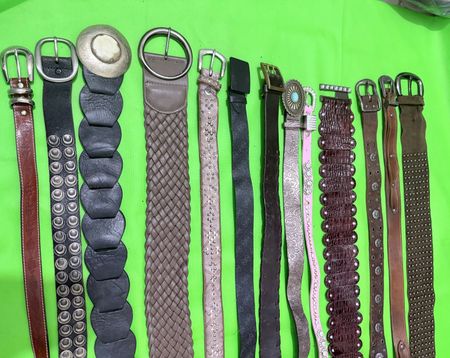Y2k festival belts