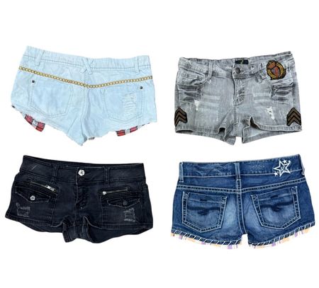 Y2k  Denim Sexy short 15 pcs At 1342