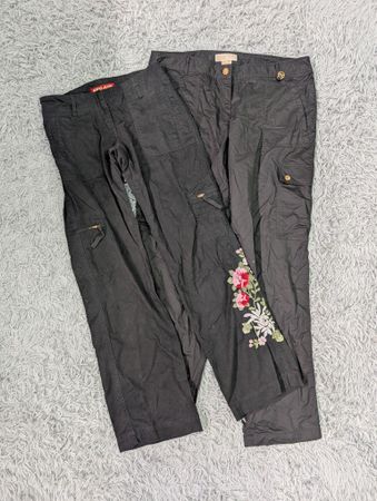 ***Y2K Cotton Cargo Trousers – Retro Fashion Collection