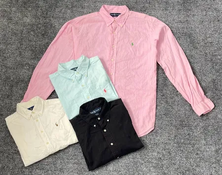 Camisa de algodão Ralph Lauren