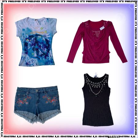 Flip Phone Fashion - tops, dresses, skirts (SS-2657)