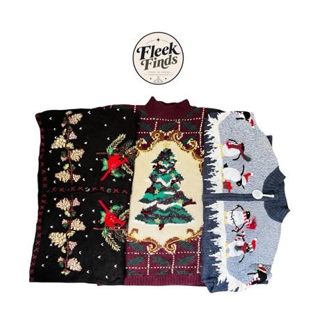 Christmas vintage jumpers |R|