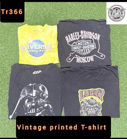 T-shirt imprimé vintage Tr 366