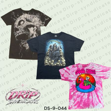 Vintage Skull 💀 Printed T-Shirts (DS-9-044)