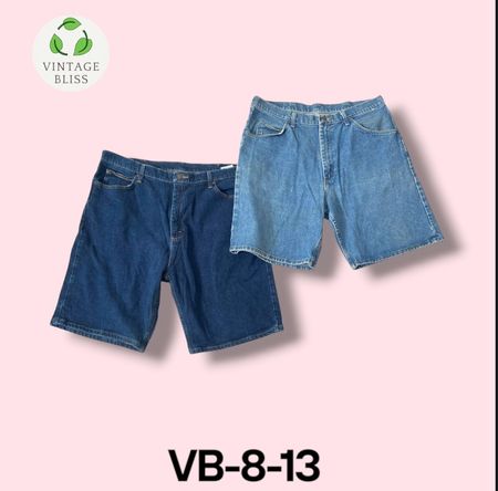 Y2K Vintage Denim Shorts Wholesale Bundle Assorted Styles(VB-8-13) 10 piece
