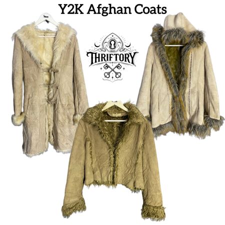 Manteaux afghans uniques Y2K TY-148