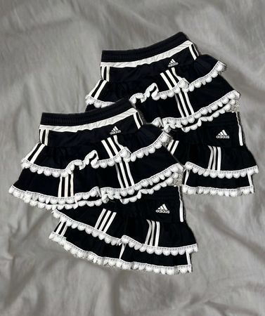 Upcycled Adidas Lace Skirt