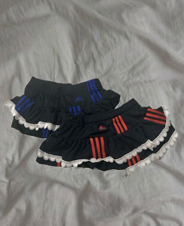 Upcycled Adidas Lace Skirts