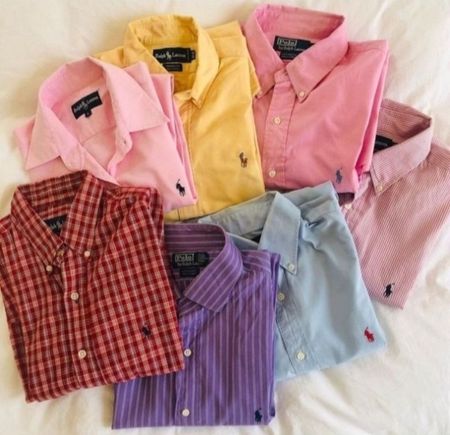 Åutheñtic Ralph Lauren Cotton Button_Up Shirts ✨