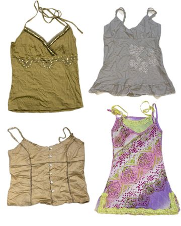 Vintage Y2K Camis & Fairy Tops Mix | 12 PCS Bundle