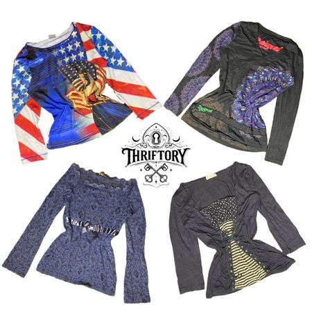 Y2K Britney Era Girl Printed Full Sleeves Tops TY-105