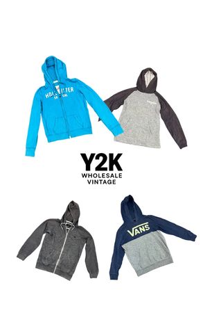Y2K Vintage Hoodie & Jacket Wholesale Bundle – Retro Streetwear (YWV35)