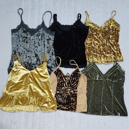 Top en satin de velours